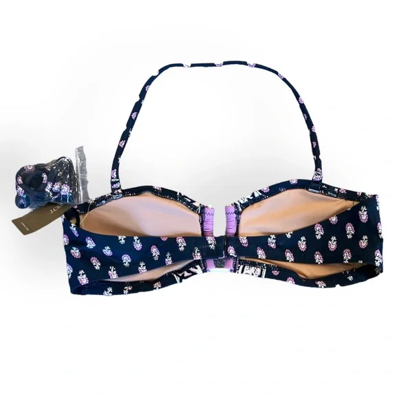 J.Crew • U-front Bandeau Bikini Top in Best Buds • Size XS - Picture 3 of 4